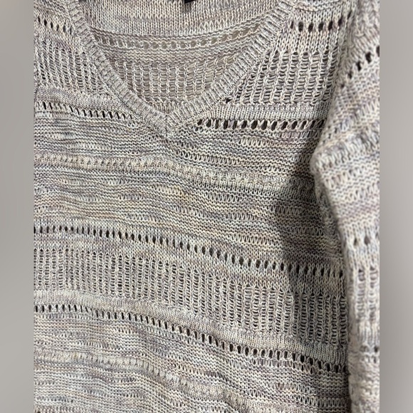 🎉4/30$🎉 Dynamite Multicolor Pastel Open-Knit Sweater – Women’s M 🧶 - Picture 2 of 6